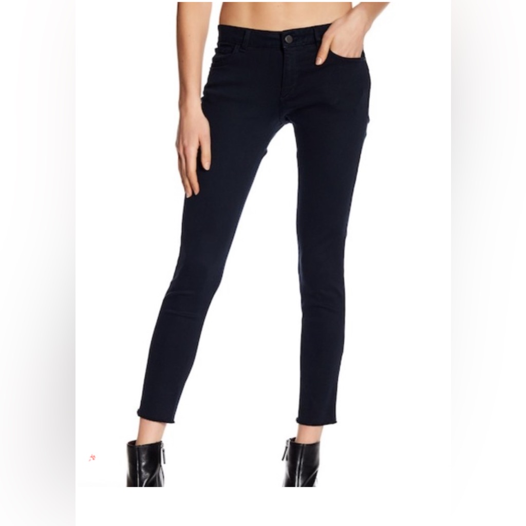Dl1961 Amanda Black Skinny Low Rise Denim Sz 26